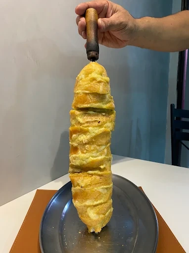Pão de alho artesanal do Éder Espetos